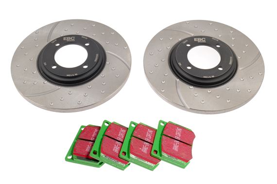 EBC Uprated Front Brake Disc and Pad Set - GT6 and Vitesse - RG1059UR